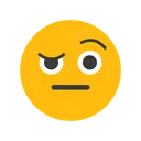 Free Face With Raised Eyebrow Emotion Emoticon Icon