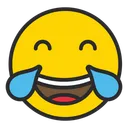 Free Artboard Face With Tears Of Joy Laughing Face Icon