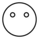 Free Artboard Face Without Mouth Eyes On Face Icon
