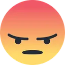 Free Angry Face  Icon