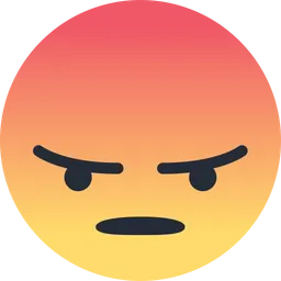 Free Angry Face Logo Icon
