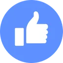 Free Facebook Curtir Logotipo Ícone