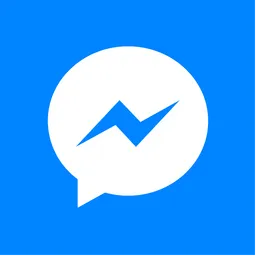 Free Facebook messenger square Logo Icon