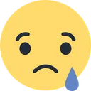 Free Facebook Sad Emoji Social Media Icon