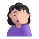 Free Facepalming Color Light Icon