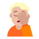 Free Facepalming Sadness Gesture Icon