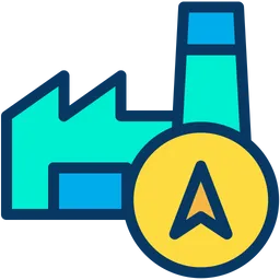 Free Factory Navigation  Icon