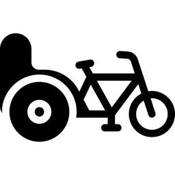 Free Fahrradrikscha  Symbol