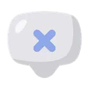 Free Failed Chat Message Icon