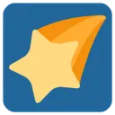 Free Falling Star Comet Icon