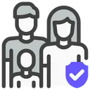 Free Familienversicherung  Symbol