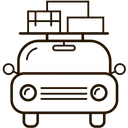 Free Family Trip Holiday Icon