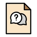 Free Faq Document  Icon