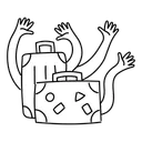 Free Farewell Luggage  Icon