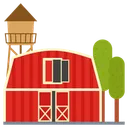 Free Farm Farmhouse Hut Icon