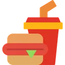 Free Fast Burger Food Icon