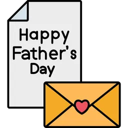 Free Father Day Invitation  Icon