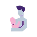 Free Hug Fathers Day Love Icon