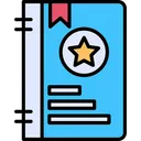 Free Book Bookmark Contact Icon
