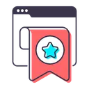 Free Favorite Bookmark Tag Icon