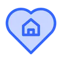 Free Favorite House Heart Icon