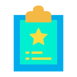 Free Favorites Clipboard  Icon