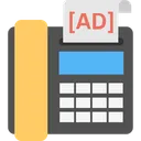 Free Fax Ad Telephonic Ad Direct Marketing Icon
