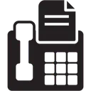 Free Fax Printer Machine Icon