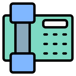 Free Fax Machine Icon Download in Colored Outline Style Free Fax Machine Icon Download in Colored Outline Style