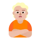 Free Fazendo Beicinho Plano Medio Claro Ícone
