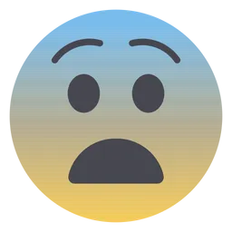 Free Fearful Face Emoji Icon