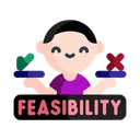 Free Feasibility Viability Potential Icon