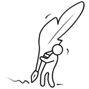 Free Feder Schreibfeder Schreibgerat Symbol