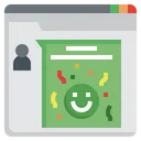 Free Feedback Positivo Feliz Emoji Icon