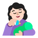 Free Feeding Baby Flat Icon