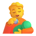 Free Feeding Baby Color Icon