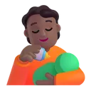 Free Feeding Baby Color Icon