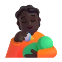Free Feeding Baby Color Icon