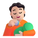Free Feeding Baby Color Icon
