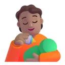 Free Feeding Baby Color Icon