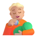 Free Feeding Baby Color Icon