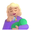 Free Feeding Baby Color Icon