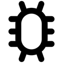 Free Fehler Virus Netzwerk Symbol