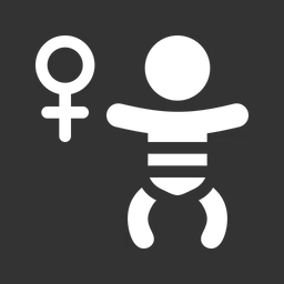 Free Female Baby  Icon