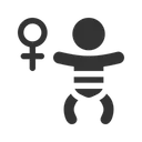Free Female Baby Female Baby Icon