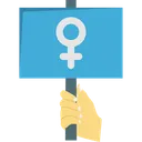 Free Banner Female Femenine Icon