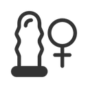Free Female Condom Condom Safety Icon