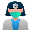 Free Female Dentist Doctor Profession Icon