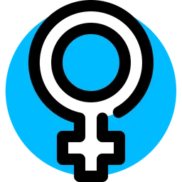 Free Female Sign  Icon