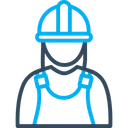 Free Female worker  Icon
